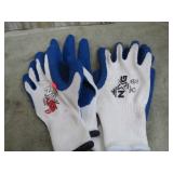 2 pair-- SAFETY WORK GLOVES