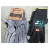 2 pair-- SAFETY WORK GLOVES