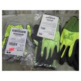 3 pair-- SAFETY WORK GLOVES