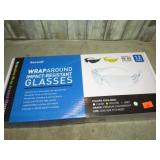 12-- CLEAR SAFETY GLASSES
