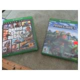 XBOX ONE MINECRAFT & GRAND THEFT AUTO GAMES