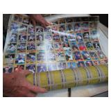 6 SHEETS -- UNCUT TOPPS BASEBALL CARDS