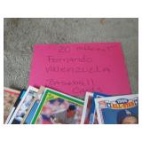 20-- DIFFERENT FERNANDO VALENZUELA BASEBALL CARDS
