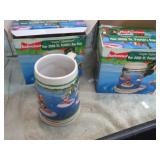 2 YEAR 2000 BUDWEISER ST PATRICKS DAY STEINS