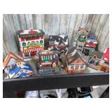 CERAMIC SNOW VILLAGE BUILDINGS