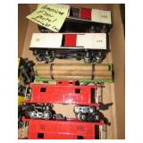AMERICAN FLYER MODEL TRAIN FREIGHT CARS