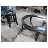 GLASS TOP COFFEE & END TABLE