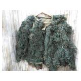 HUNTING GHILLIE SUIT -- HAT & SHIRT -- S / M