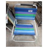 2-- FOLDING BEACH CHAIRS