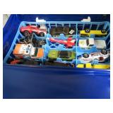 24-- DIECAST VEHICLES & CASE