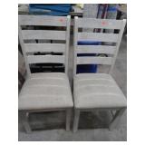 PAIR-- DINING ROOM CHAIRS