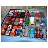 MATCHBOX CAR CASE & ASSORTED DIECAST VEHICLES