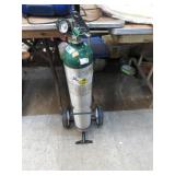 MEDICAL OXYGEN BOTTLE & CART