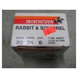 20ga 2 3/4' #6 (17) SHOTGUN SHELLS