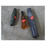 PALMER'S HOOT TUBE, PRIMOS COAXER & CROW CALLS