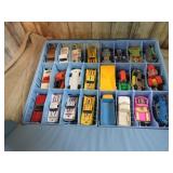ASSORTED DIECAST VEHICLES & CASE