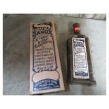 VINTAGE FULL BOTTLE-- SANUX TONIC W/ BOX