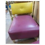 PURPLE & BEIGE CHAIR