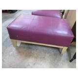 PURPLE OTTOMAN