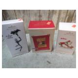 3-- HALLMARK CHRISTMAS ORNAMENTS