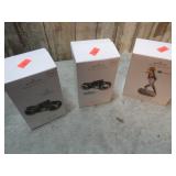 3-- HALLMARK CHRISTMAS ORNAMENTS