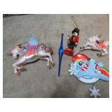 ASSORTED CHRISTMAS ORNAMENTS