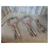 3-- VISE GRIP WELDING CLAMPS