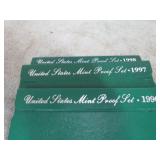 1996, 1997 & 1998 U.S. MINT PROOF COIN SETS