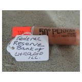 ROLL-- 1962-D UNCIRCULATED LINCOLN CENTS