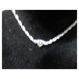 STERLING SILVER 9 1/2" BRACELET -- 3.4g