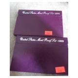 1989 & 1990 U.S. MINT PROOF COIN SETS