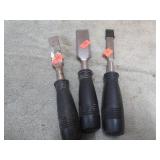 3-- WOOD CHISELS