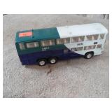 SPRING POWERED DIECAST BUS