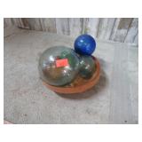 MINITURE GLASS FISHING FLOATS