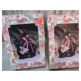 2-- UNICORN FIGURINES