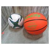 BASKETBALL & SOCCER BALL