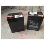 2 NEW-- WILDGAME 6 VOLT BATTERS
