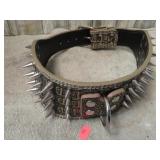 SPIKED DOG COLLER