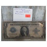 1923 HORSE BLANKET &1 SILVER DOLLAR NOTE