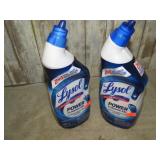 2 BOTTLES-- LYSOL GEL BOWL CLEANER