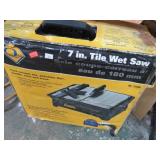7" WET TILE SAW