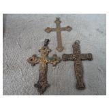 3-- CROSS PENDANTS