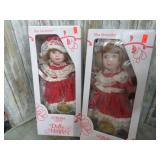 2-- GORHAM PORCELAIN DOLLS