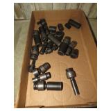 ASSORTED IMPACT SOCKETS - SWIVEL, ETC