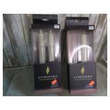 3-- "REAL FLAME" LED CANDLES