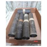 WHITE & RED STAR FLARES