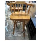2-- BAR HEIGHT SWIVEL CHAIRS