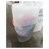 WRAPPING PAPER HOLDER & ARTIFICIAL FLOWERS