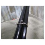 14kt WHITE GOLD ENGAGEMENT / WEDDING RING SET