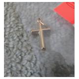 10kt GOLD CROSS PENDANT